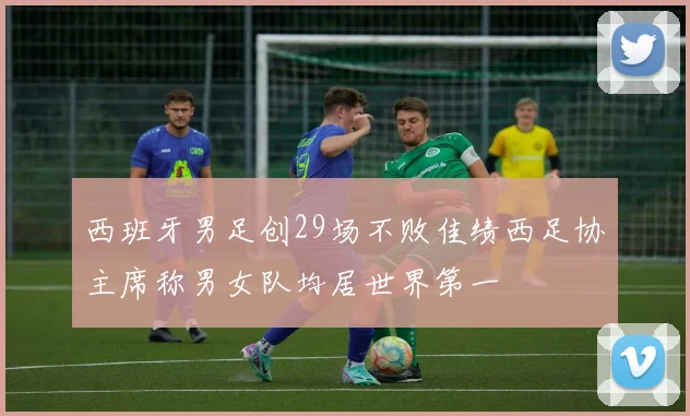 西班牙男足创29场不败佳绩西足协主席称男女队均居世界第一